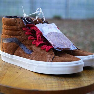Vans Sk8-Hi Water-Resist Brown HEIQ Men’s 7.5 / Women’s 9 NWT